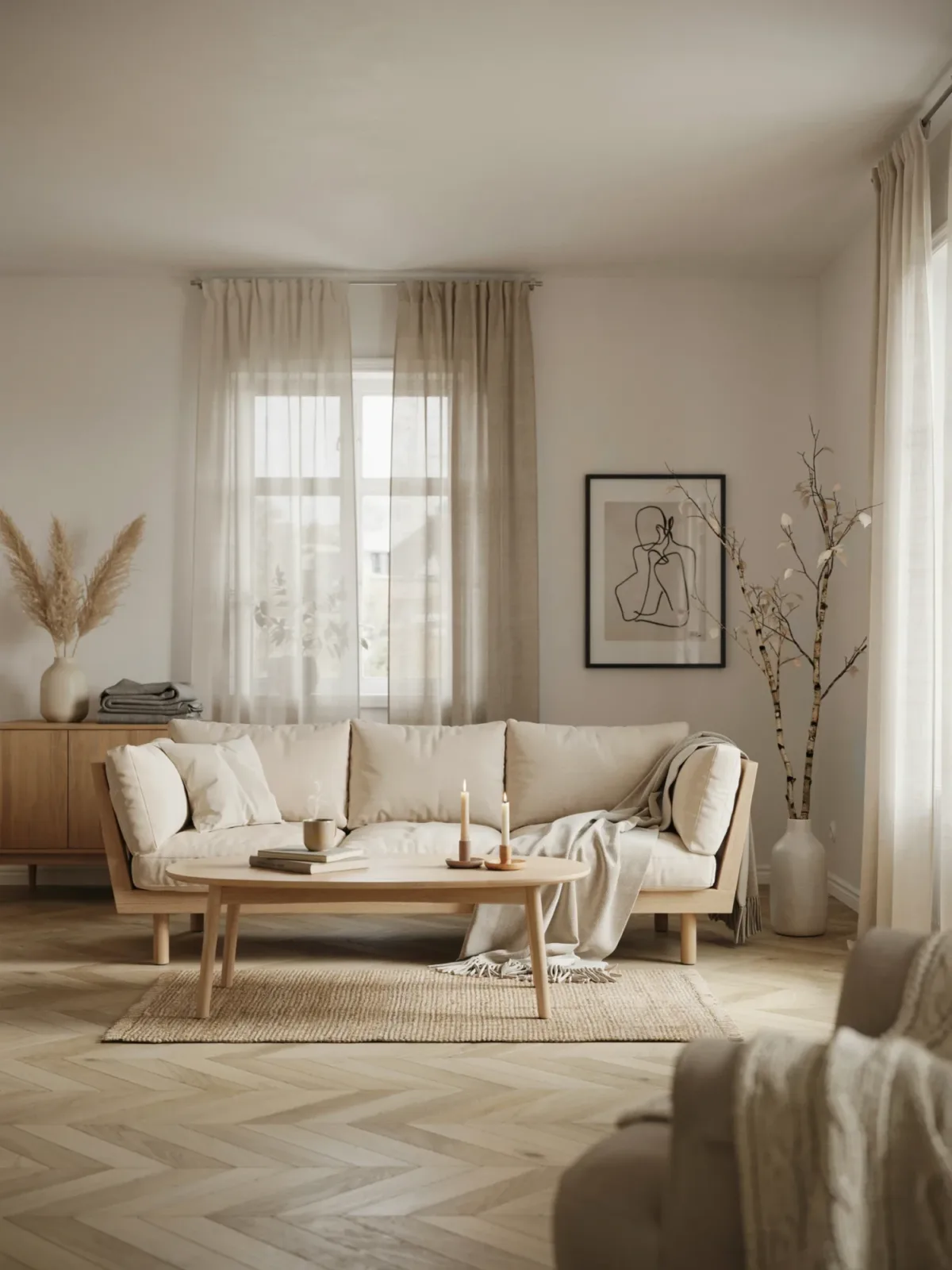 13. Scandinavian Comfort With Thoughtful Accents 13. Scandinavian Comfort With Thoughtful Accents