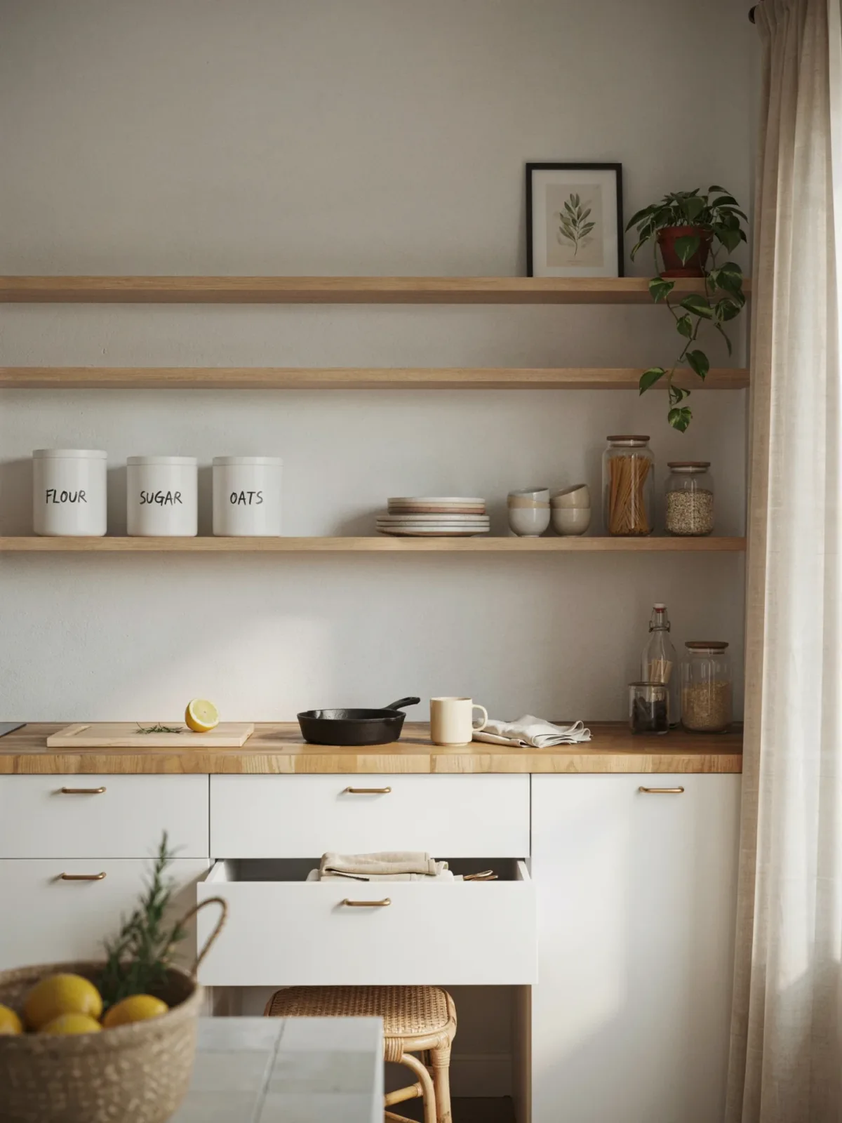 11. Scandinavian Storage Simplicity