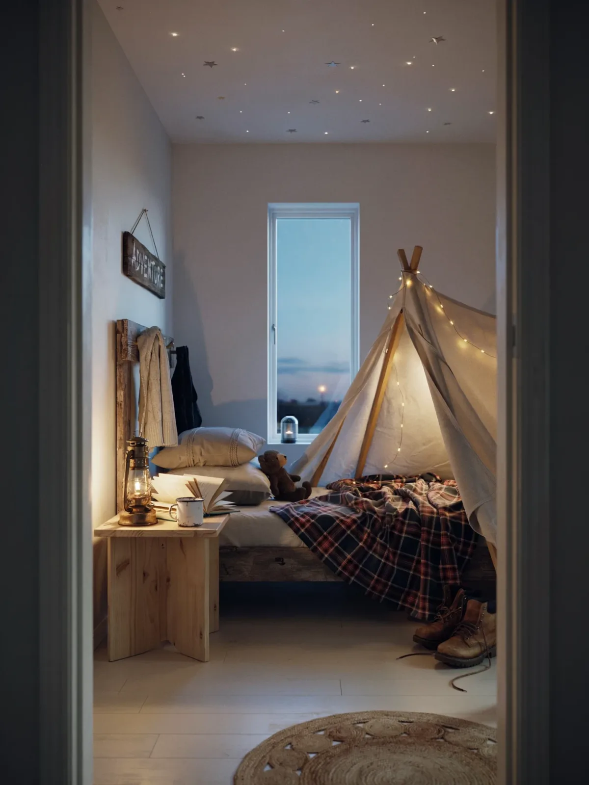 16. Secret Indoor Camping Room
