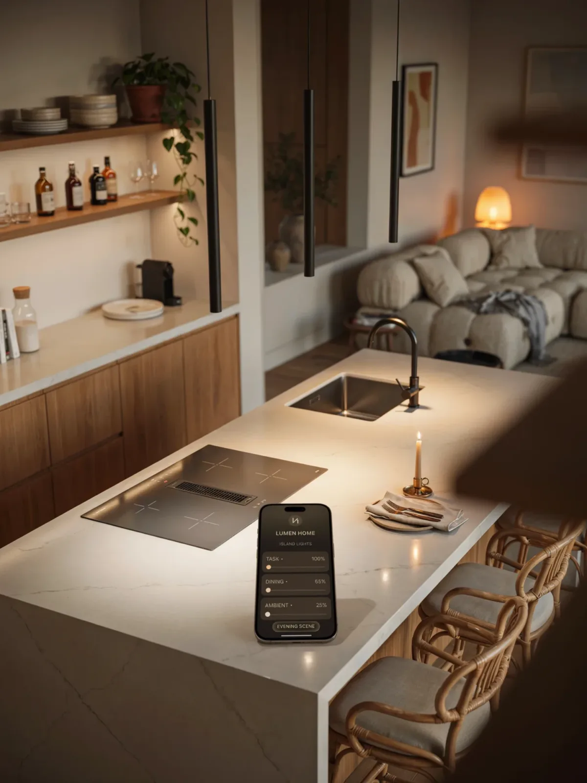 Smart Lighting Brings Convenience to the Kitchen