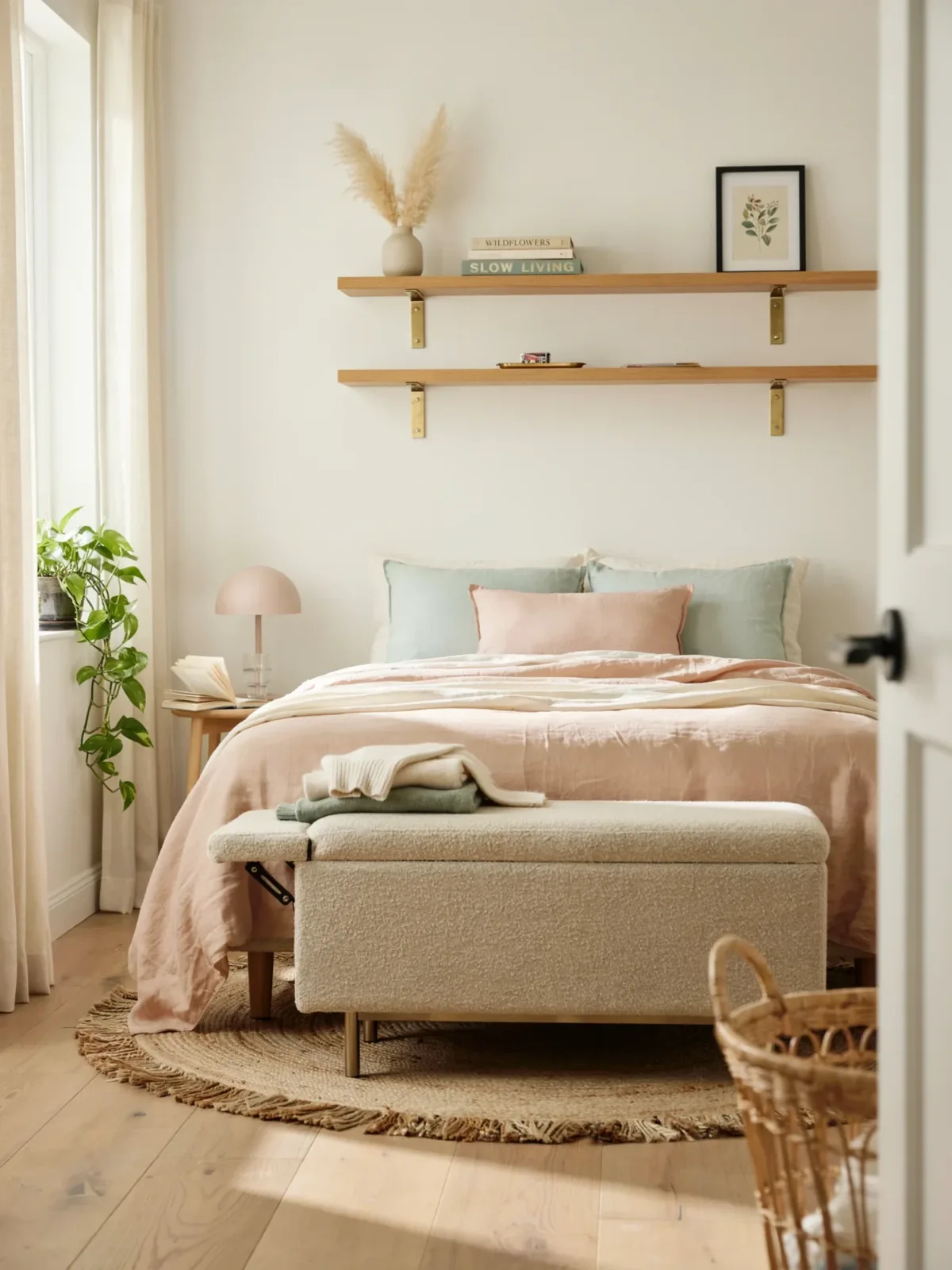 12. Soft Pastel Hidden Storage Retreat 12. Soft Pastel Hidden Storage Retreat