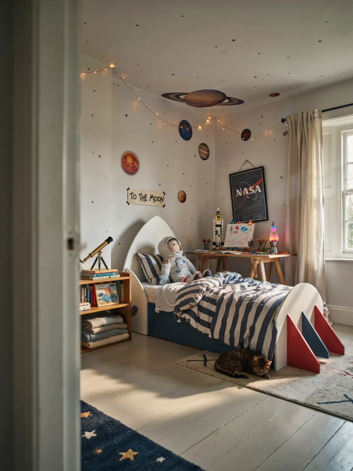 6. Space Explorer Kid's Room