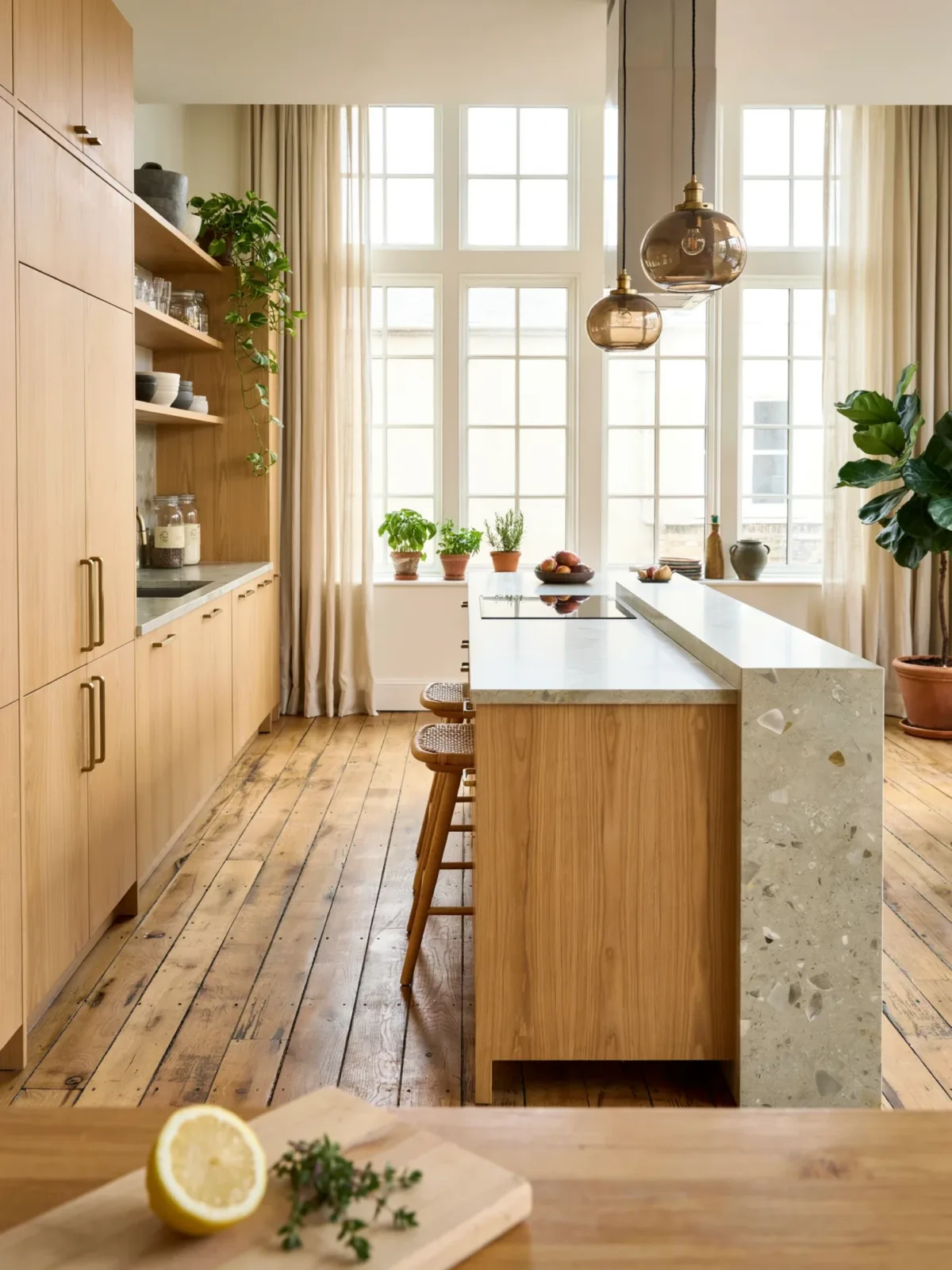 15. Sustainable Modern Wood Kitchen 15. Sustainable Modern Wood Kitchen
