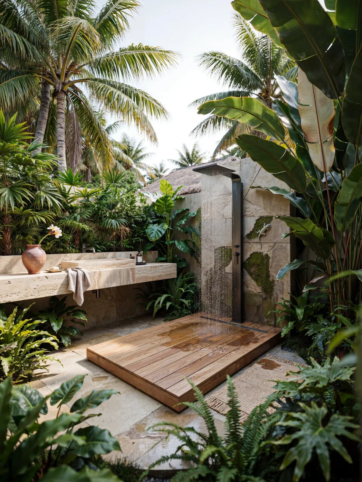 1. Tropical Resort Retreat With Lush Greenery 1. Tropical Resort Retreat With Lush Greenery