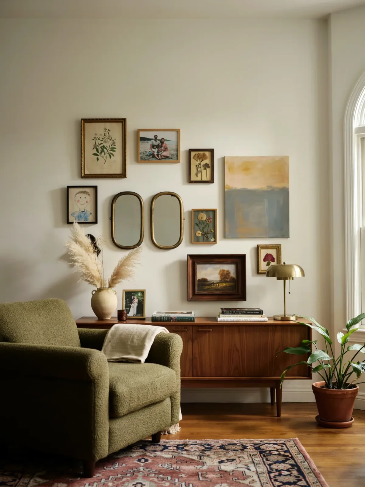 11. Vintage Gallery Wall Full Of Personality 11. Vintage Gallery Wall Full Of Personality
