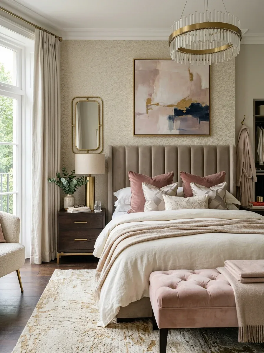 10 Contemporary Glam Bedroom Ideas That Balance Modern Style With Elegant Details