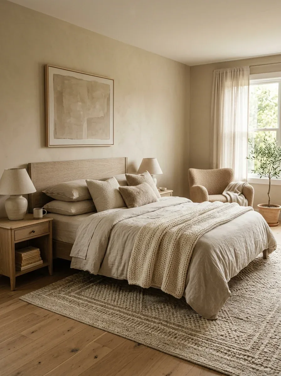 11 Beige Bedroom Aesthetic Ideas That Feel Warm, Minimal, and Elegant