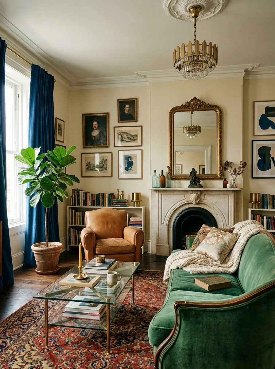 11 Vintage Glam Living Room Ideas That Combine Classic Charm With Modern Luxury
