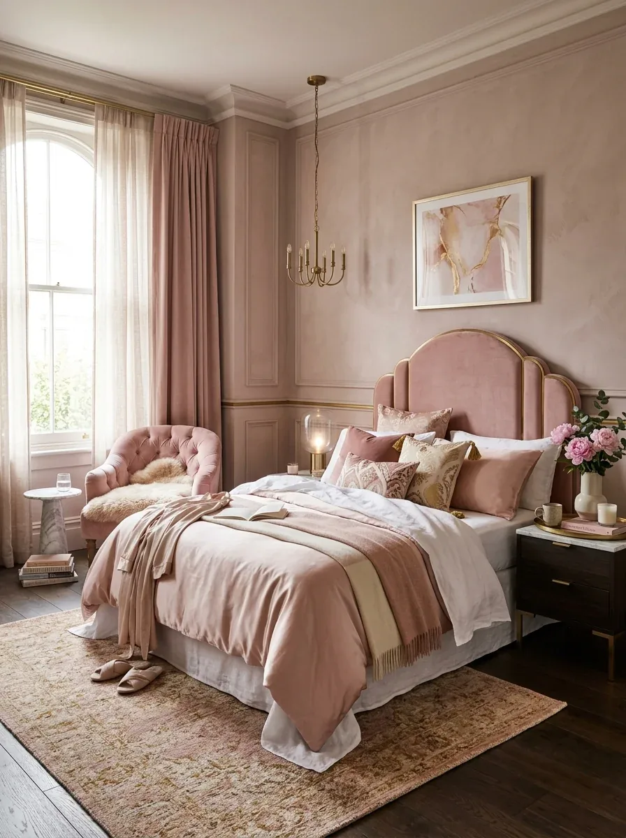 12 Pink Glam Bedroom Ideas That Blend Soft Elegance With Modern Luxury