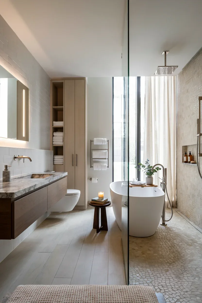 17 Silver Bathroom Fixtures Ideas That Give Your Bathroom a Clean and Modern Look
