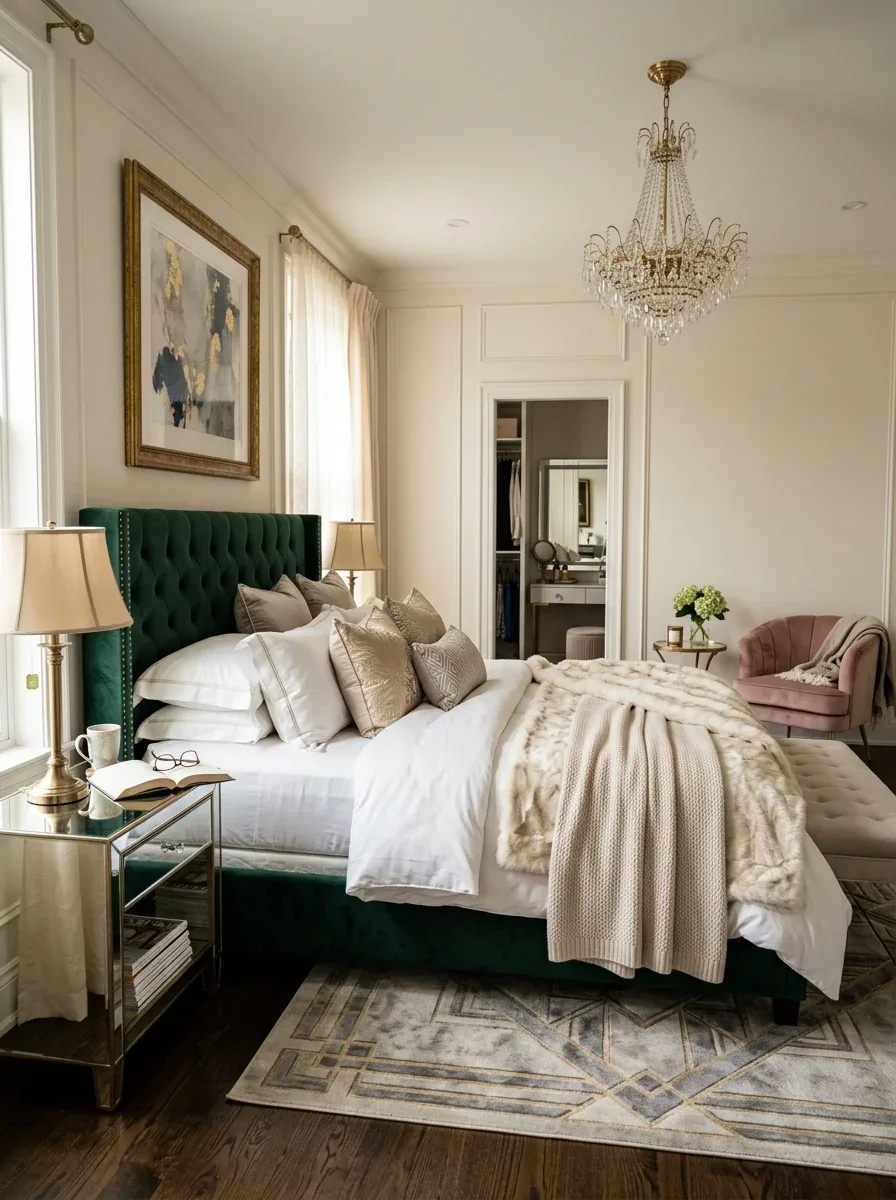 18 Glam Bedroom Decor Ideas That Create a Chic and Luxurious Sleeping Space