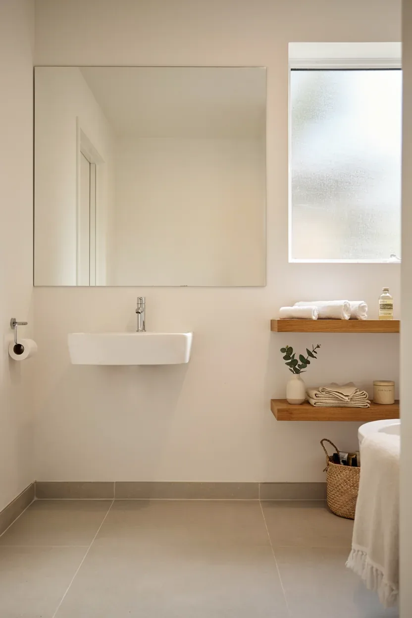 14. Compact Small Bathroom Refresh