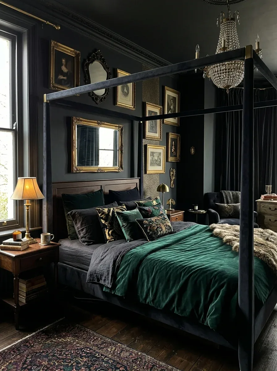 Dark Glam Bedroom Decor Guide for Designing a Moody and Luxurious Space