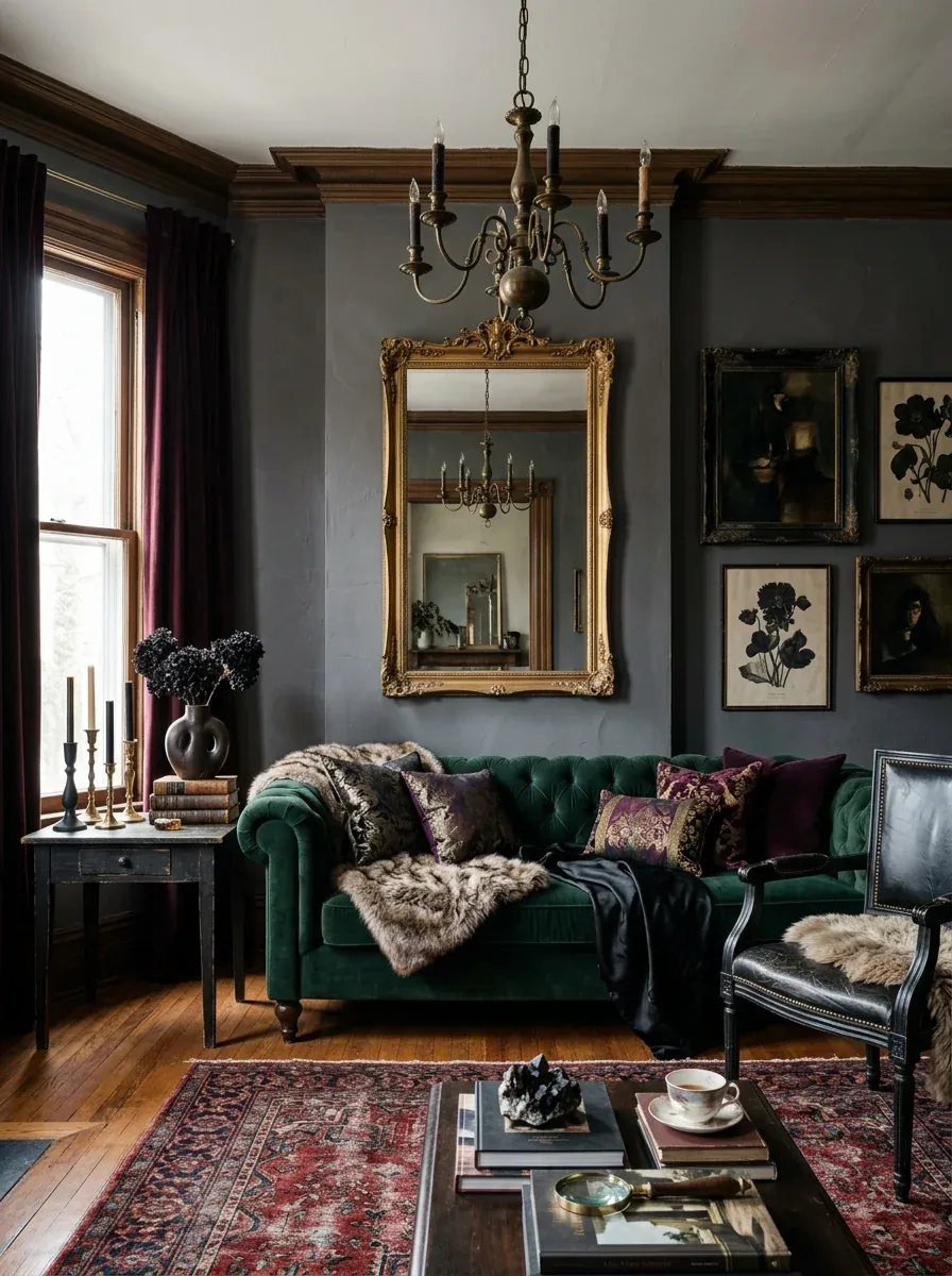 Gothic Glam Decor Tips for Creating a Bold and Dramatic Interior Style