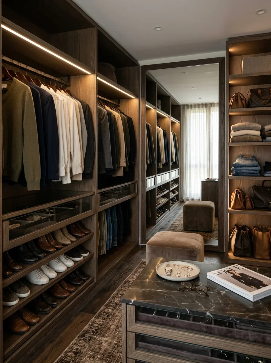 Luxury Wardrobe Design: 7 Walk-In Closet Ideas That Feel Like a 5-Star Boutique