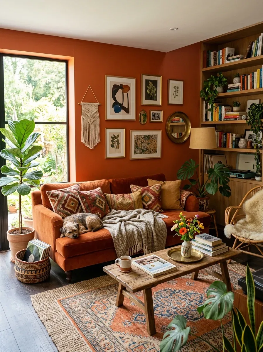 Orange Living Room Decor Ideas for Creating a Warm and Energetic Space