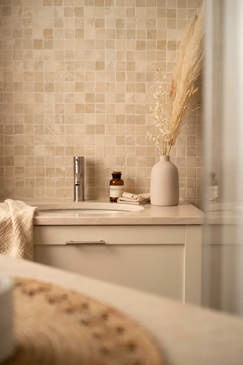 13. Soft Beige Modern Retreat
