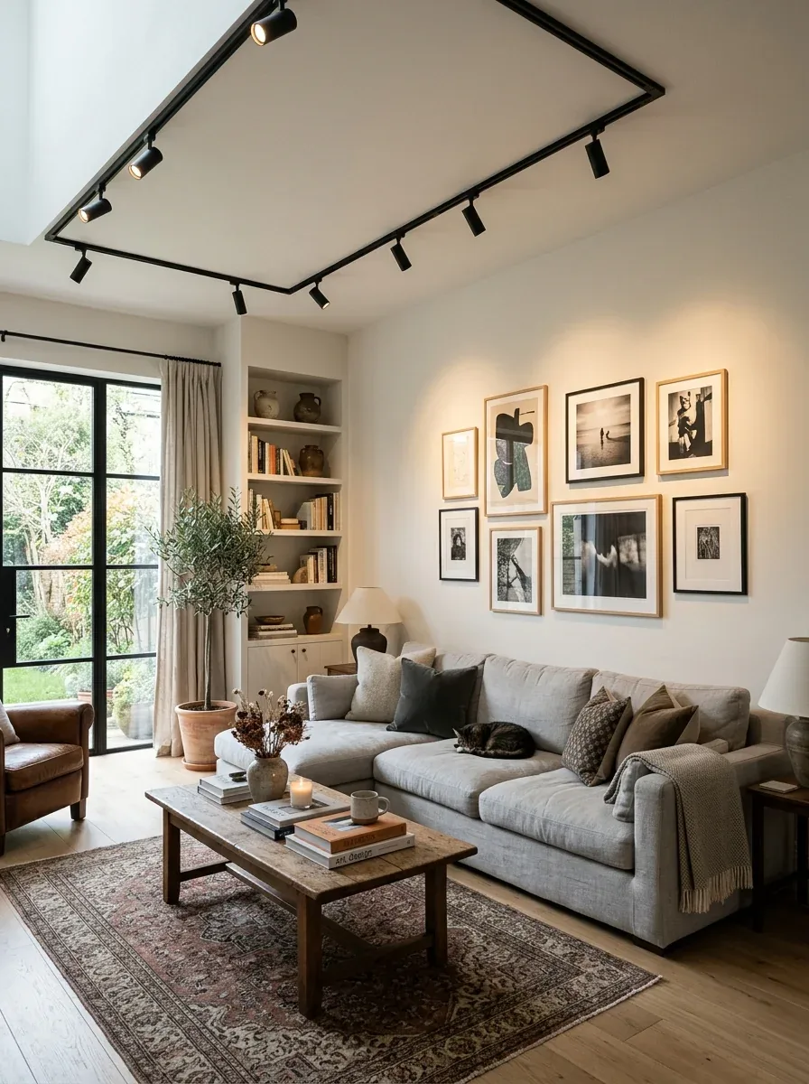 Track Lighting Living Room Ideas for Creating a Bright and Stylish Space